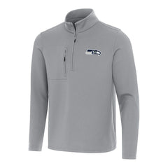 Antigua Insider Quarter-Zip Pullover Top - Seattle Seahawks Pullover