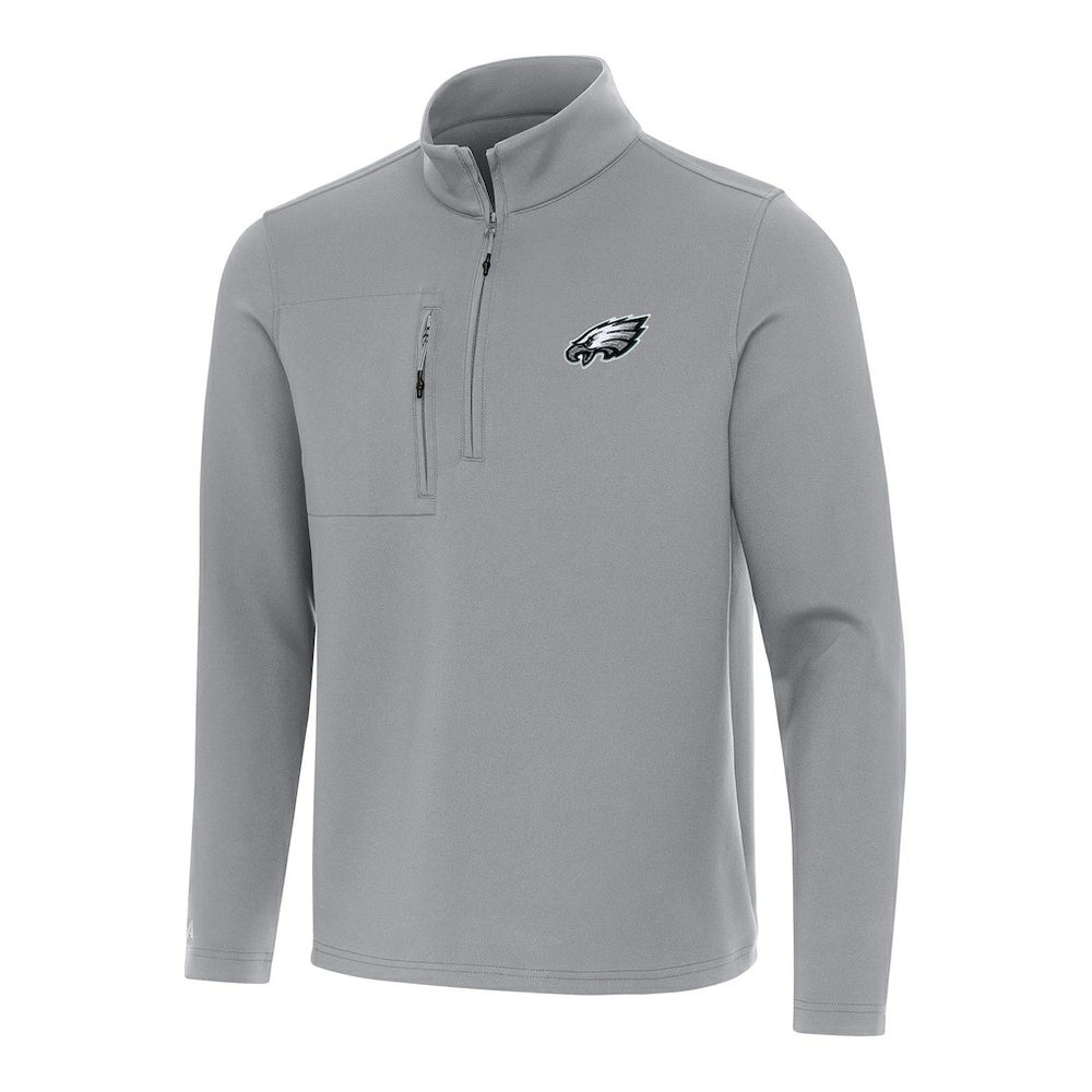 Antigua Insider Quarter-Zip Pullover Top - Philadelphia Eagles Pullover