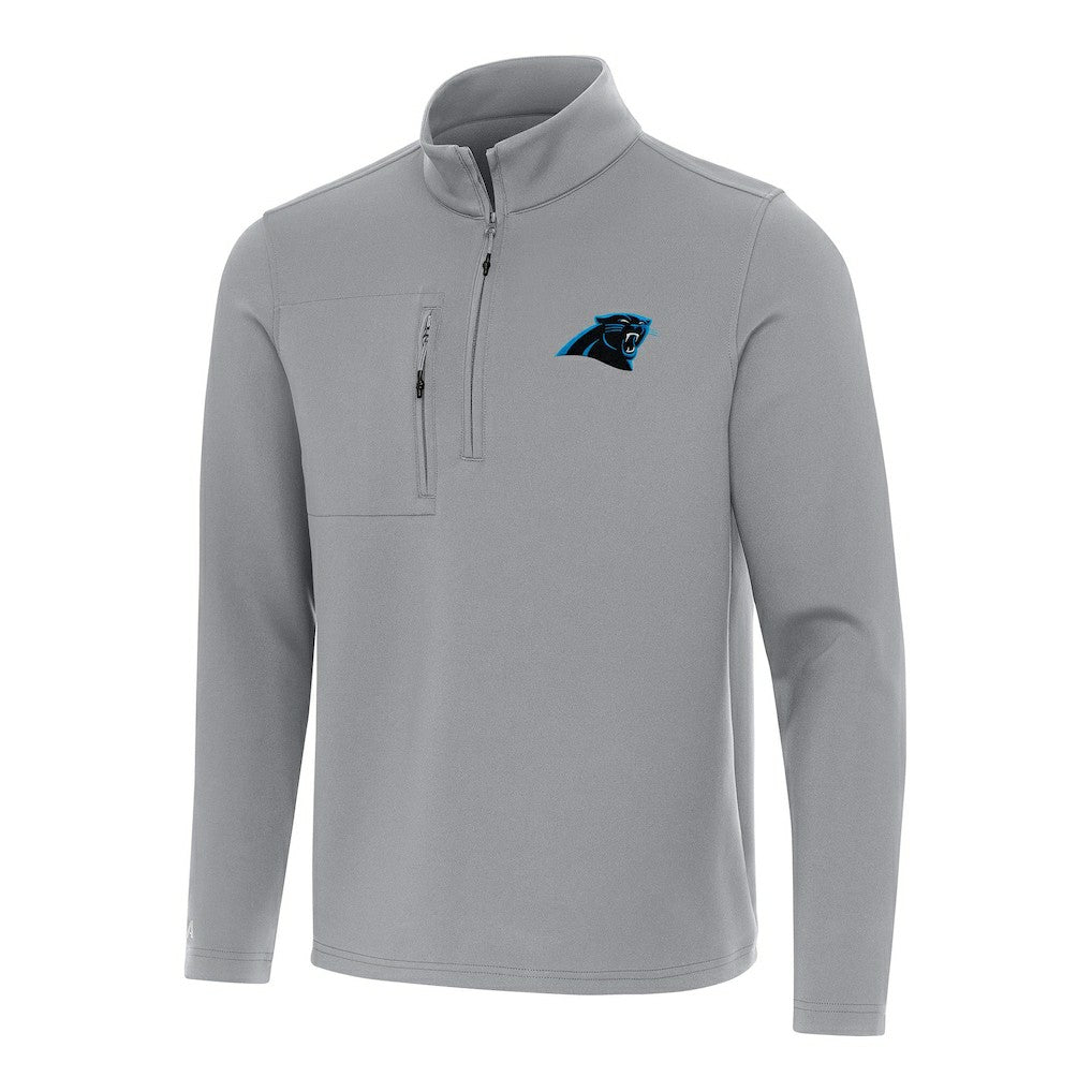 Antigua Insider Quarter-Zip Pullover Top - Carolina Panthers Pullover