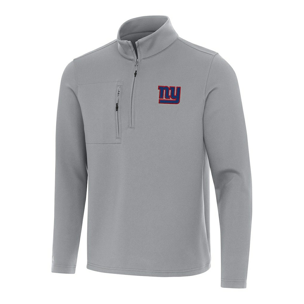 Antigua Insider Quarter-Zip Pullover Top - New York Giants Pullover