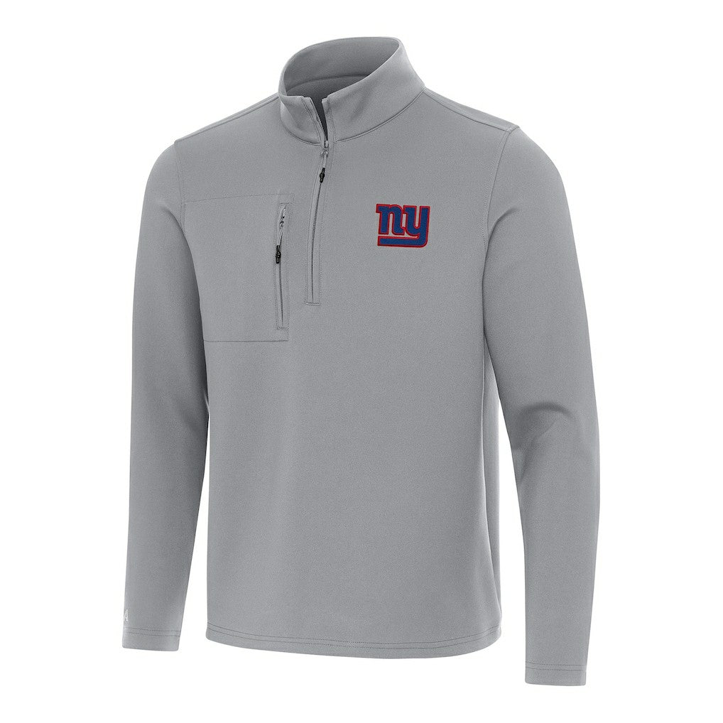Antigua Insider Quarter-Zip Pullover Top - New York Giants Pullover