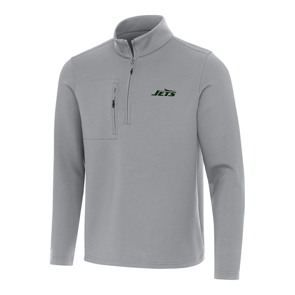 Antigua Insider Quarter-Zip Pullover Top - New York Jets Pullover