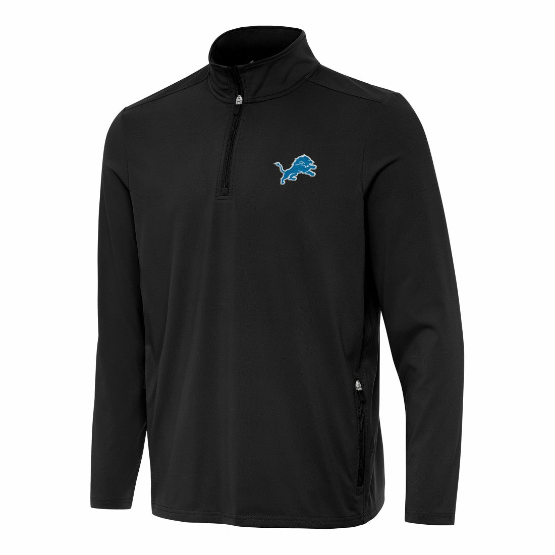 Antigua Perilous Quarter-Zip Pullover Top - Detroit Lions Pullover