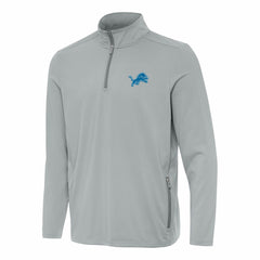 Antigua Perilous Quarter-Zip Pullover Top - Detroit Lions Pullover