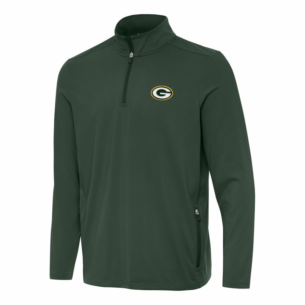 Antigua Perilous Quarter-Zip Pullover Top - Green Bay Packers Pullover