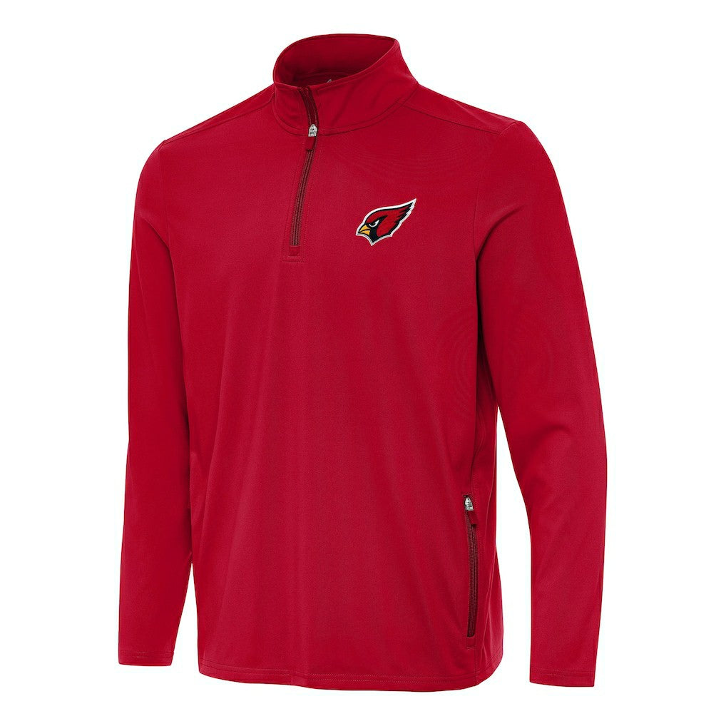 Antigua Perilous Quarter-Zip Pullover Top - Arizona Cardinals Pullover