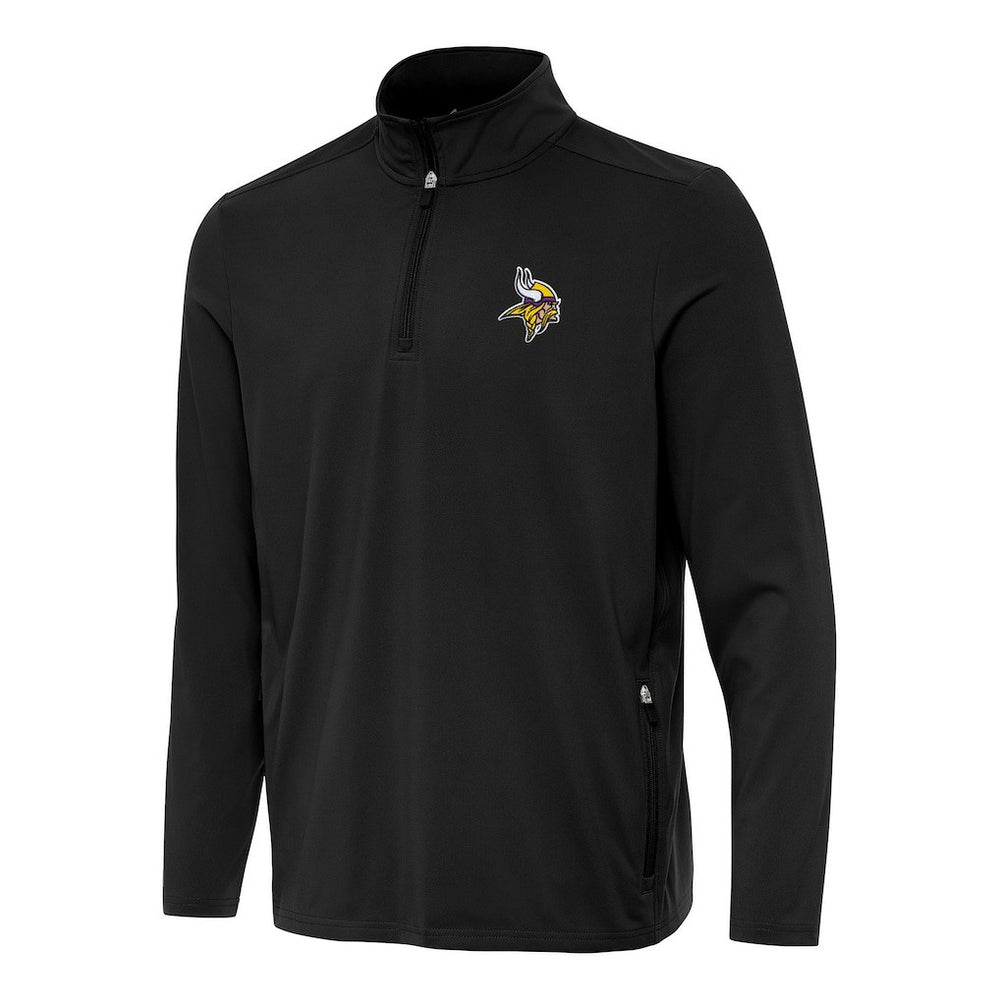 Antigua Perilous Quarter-Zip Pullover Top - Minnesota Vikings Pullover