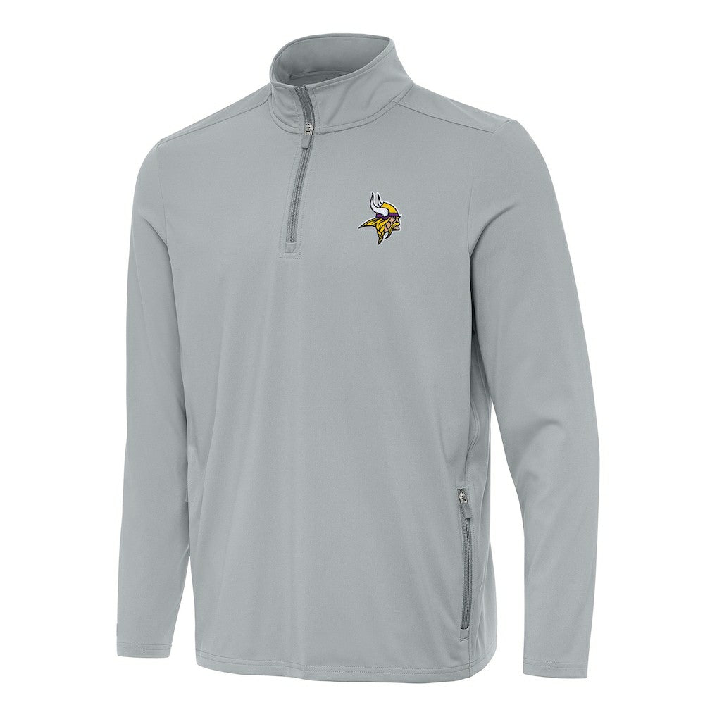 Antigua Perilous Quarter-Zip Pullover Top - Minnesota Vikings Pullover