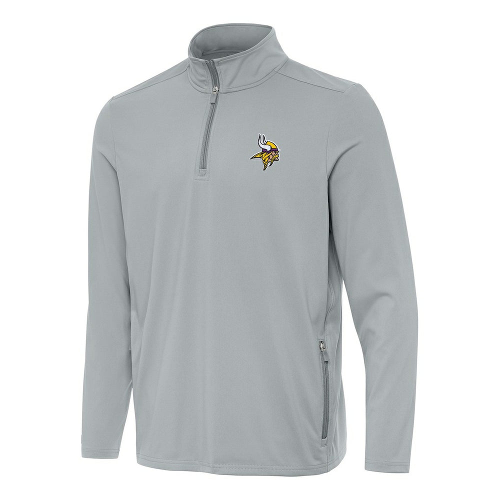 Antigua Perilous Quarter-Zip Pullover Top - Minnesota Vikings Pullover