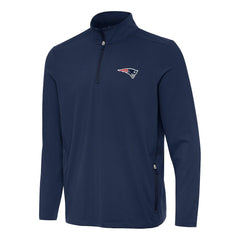 Antigua Perilous Quarter-Zip Pullover Top - New England Patriots Pullover