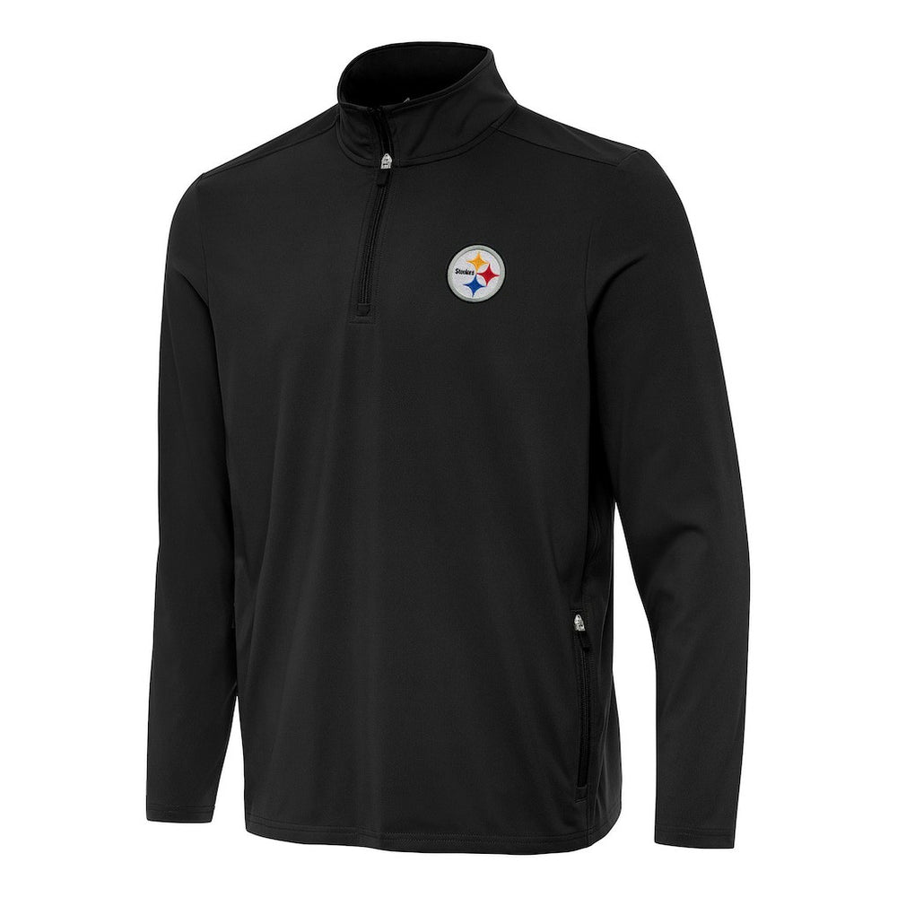 Antigua Perilous Quarter-Zip Pullover Top - Pittsburgh Steelers Pullover