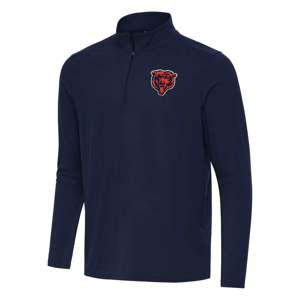 Antigua Intent Quarter-Zip Pullover Top - Chicago Bears Pullover