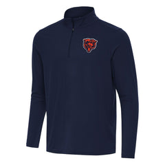 Antigua Intent Quarter-Zip Pullover Top - Chicago Bears Pullover