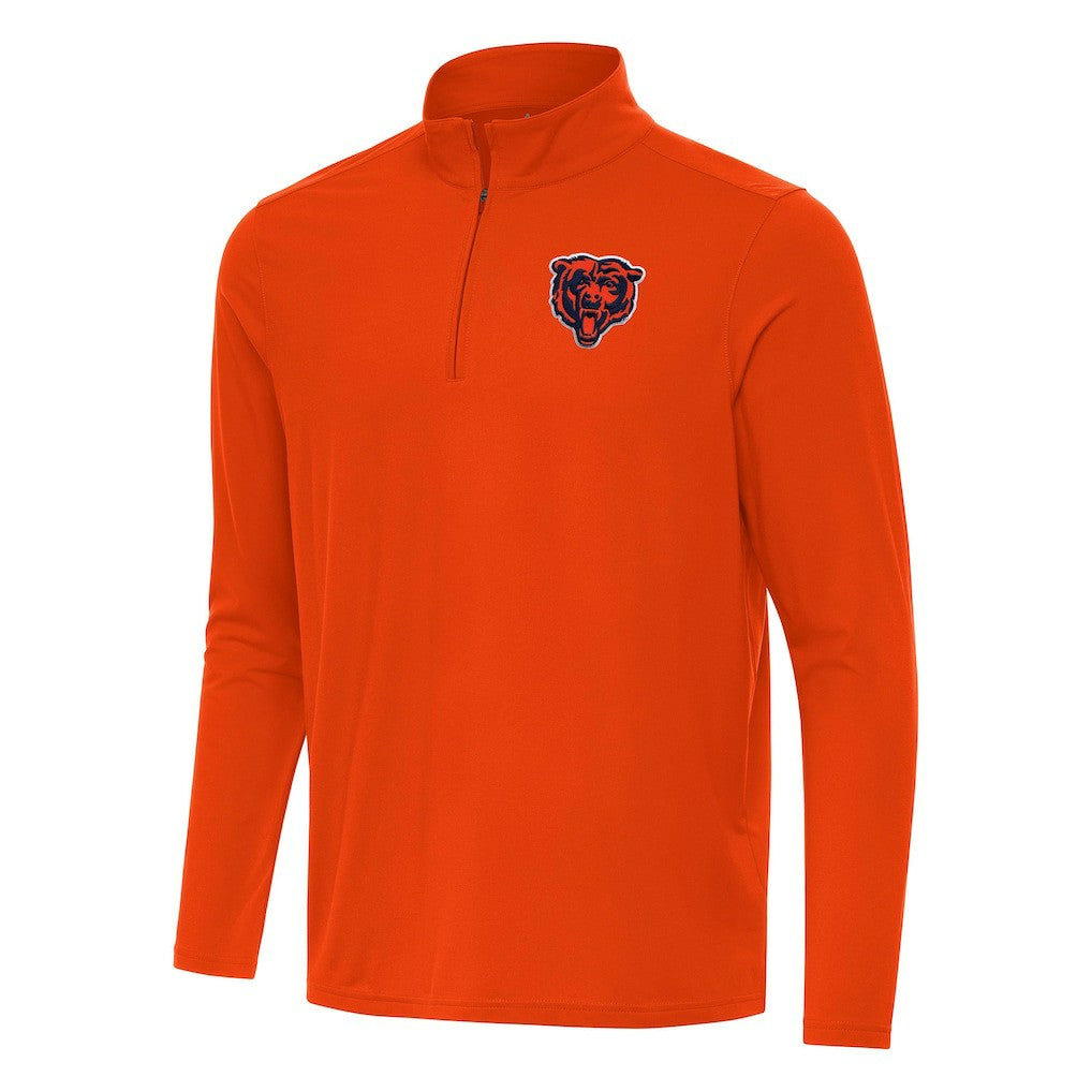 Antigua Intent Quarter-Zip Pullover Top - Chicago Bears Pullover