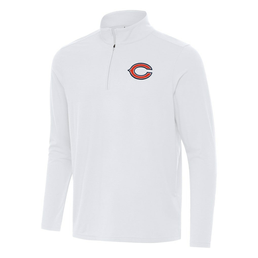 Antigua Intent Quarter-Zip Pullover Top - Chicago Bears Pullover