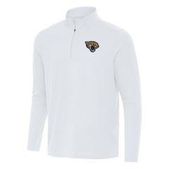 Antigua Intent Quarter-Zip Pullover Top - Jacksonville Jaguars Pullover