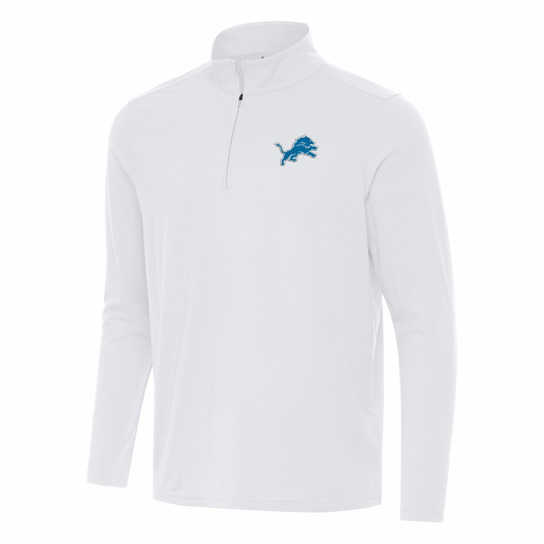 Antigua Intent Quarter-Zip Pullover Top - Detroit Lions Pullover