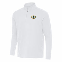 Antigua Intent Quarter-Zip Pullover Top - Green Bay Packers Pullover