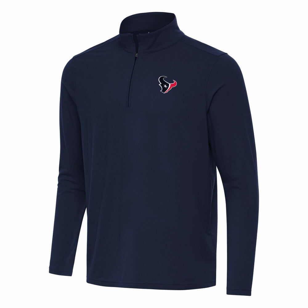 Antigua Intent Quarter-Zip Pullover Top - Houston Texans Pullover