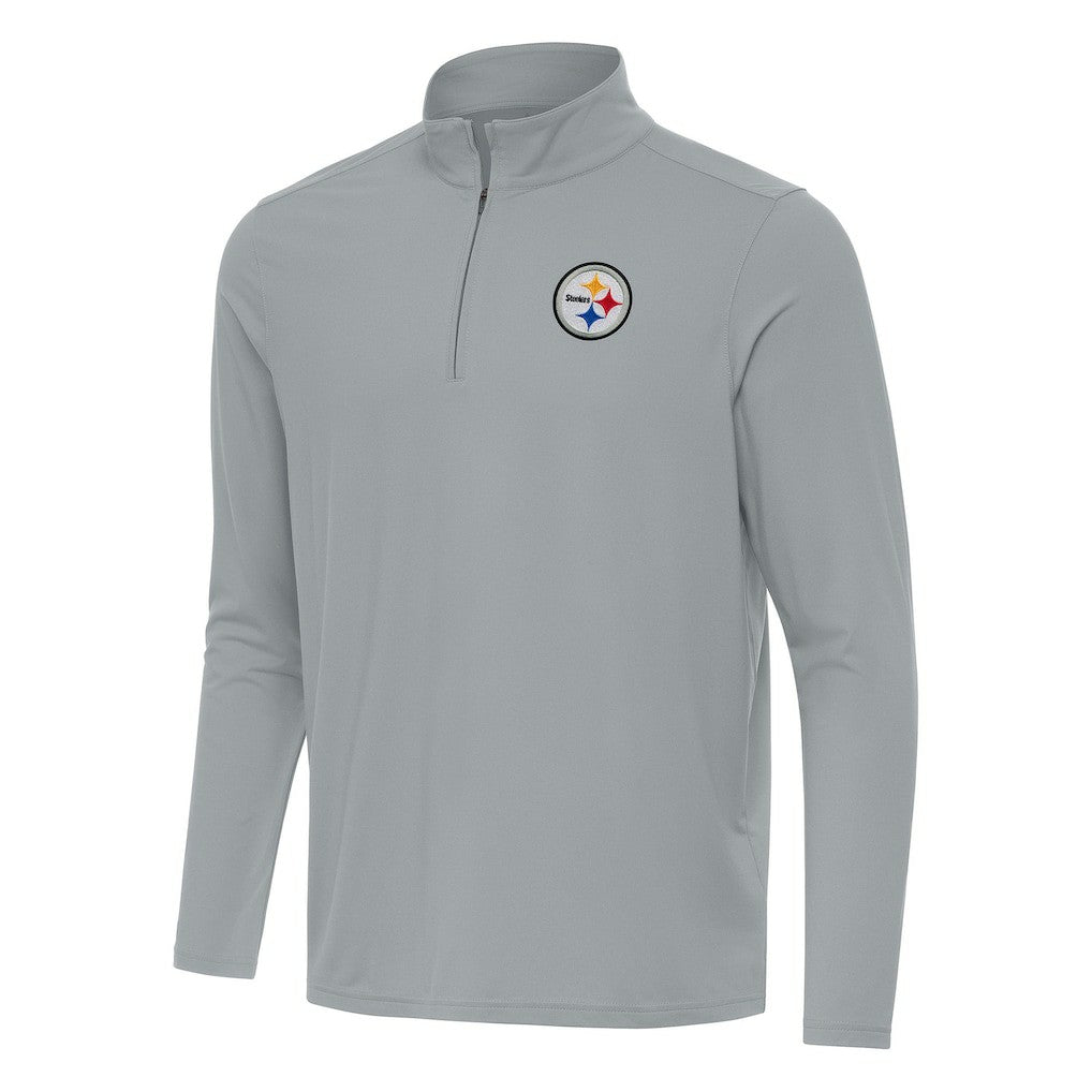 Antigua Intent Quarter-Zip Pullover Top - Pittsburgh Steelers Pullover