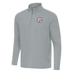 Antigua Intent Quarter-Zip Pullover Top - Pittsburgh Steelers Pullover