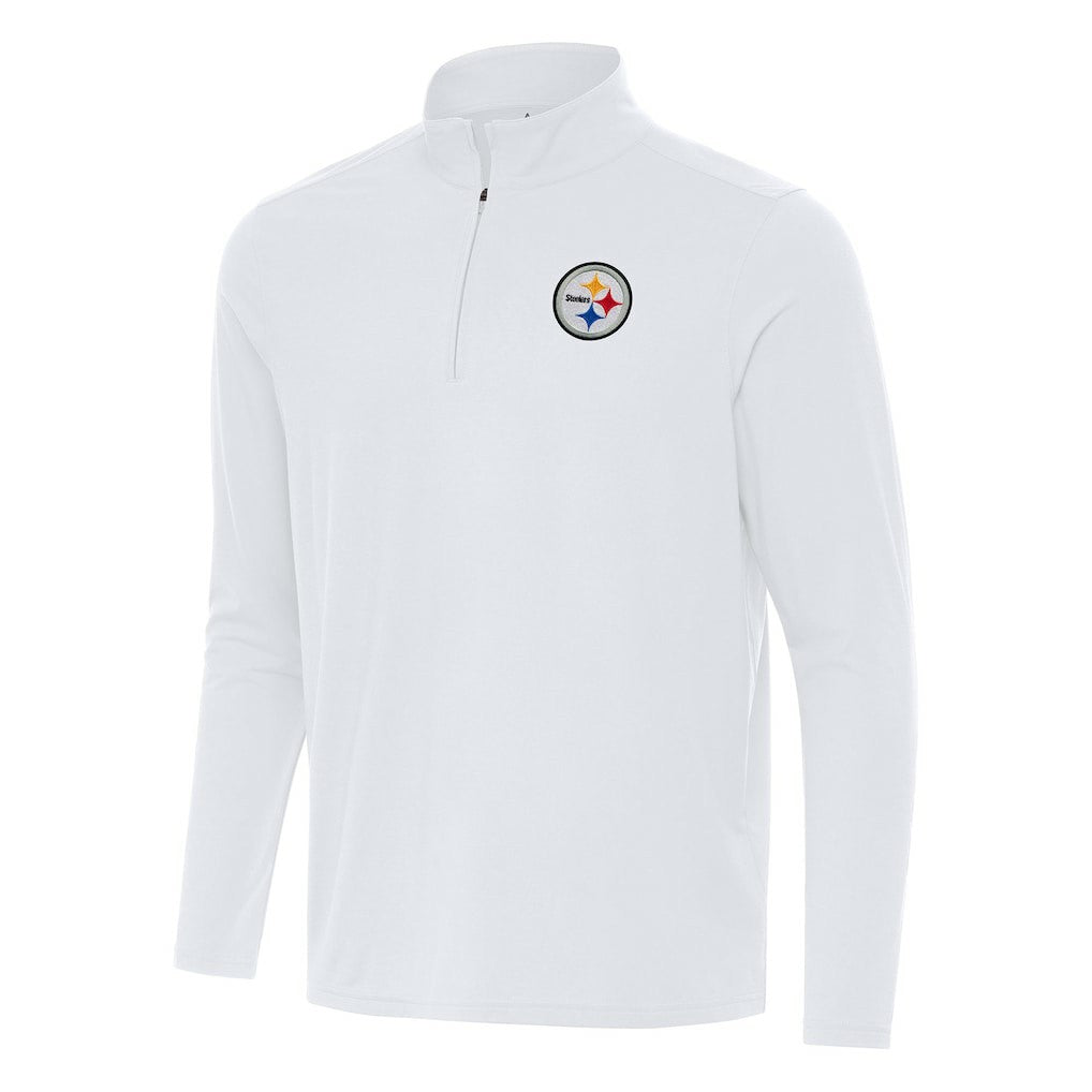Antigua Intent Quarter-Zip Pullover Top - Pittsburgh Steelers Pullover