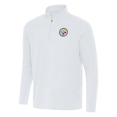 Antigua Intent Quarter-Zip Pullover Top - Pittsburgh Steelers Pullover