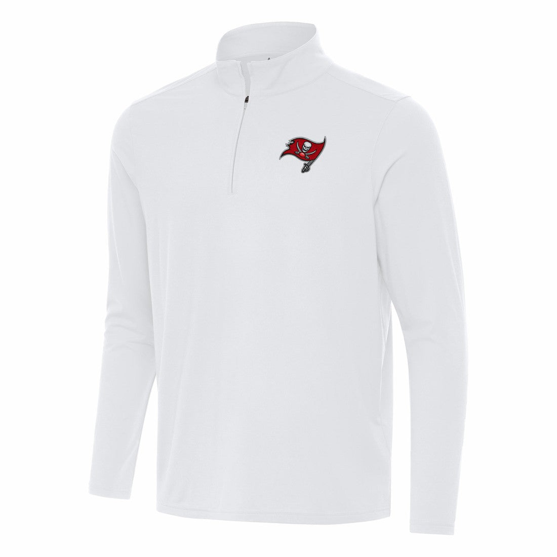 Antigua Intent Quarter-Zip Pullover Top - Tampa Bay Buccaneers Pullover