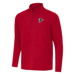 Antigua Intent Quarter-Zip Pullover Top - Atlanta Falcons Pullover