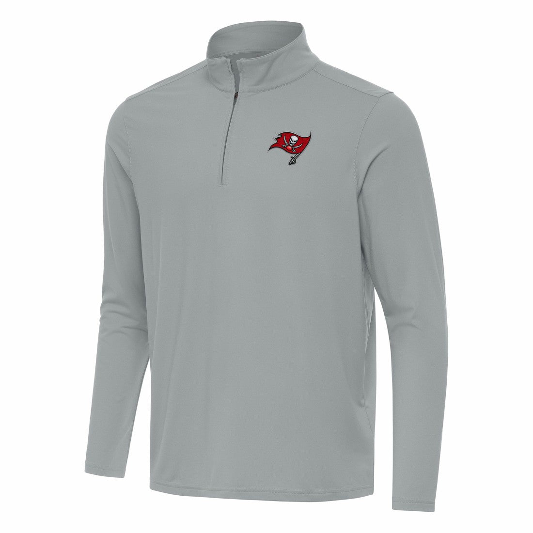 Antigua Intent Quarter-Zip Pullover Top - Tampa Bay Buccaneers Pullover