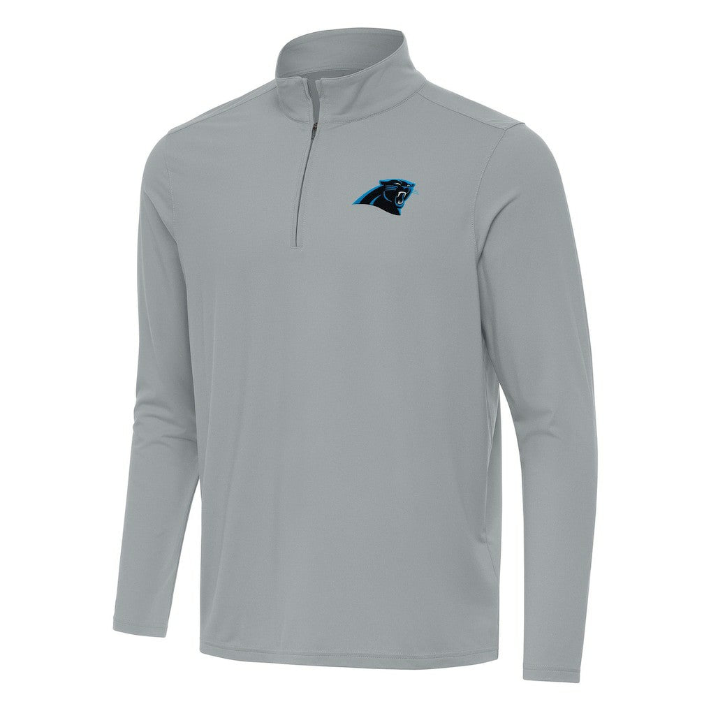Antigua Intent Quarter-Zip Pullover Top - Carolina Panthers Pullover