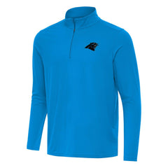 Antigua Intent Quarter-Zip Pullover Top - Carolina Panthers Pullover
