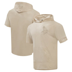 Pro Standard Neutrals Capsule Short Sleeve Pullover Hoodie - Minnesota Vikings Hoodies