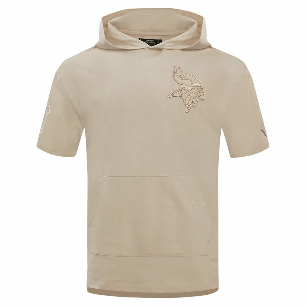 Pro Standard Neutrals Capsule Short Sleeve Pullover Hoodie - Minnesota Vikings Hoodies