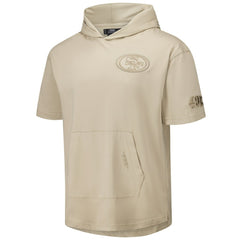 Pro Standard Neutrals Capsule Short Sleeve Pullover Hoodie - San Francisco 49ers Hoodies