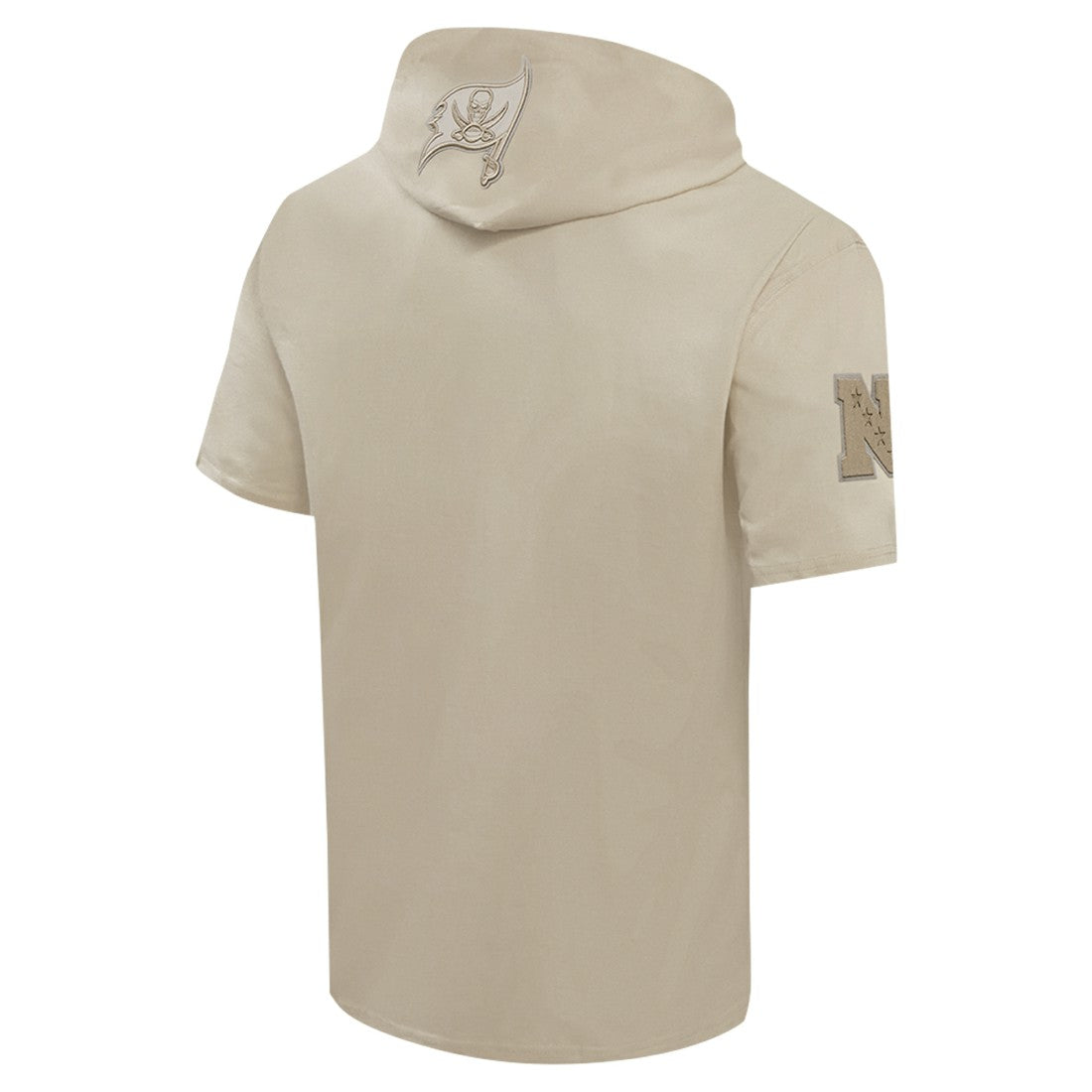 Pro Standard Neutrals Capsule Short Sleeve Pullover Hoodie - Tampa Bay Buccaneers Hoodies