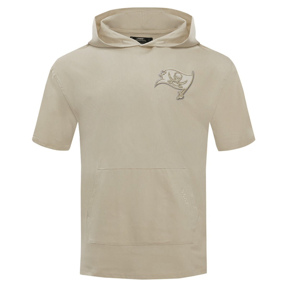 Pro Standard Neutrals Capsule Short Sleeve Pullover Hoodie - Tampa Bay Buccaneers Hoodies