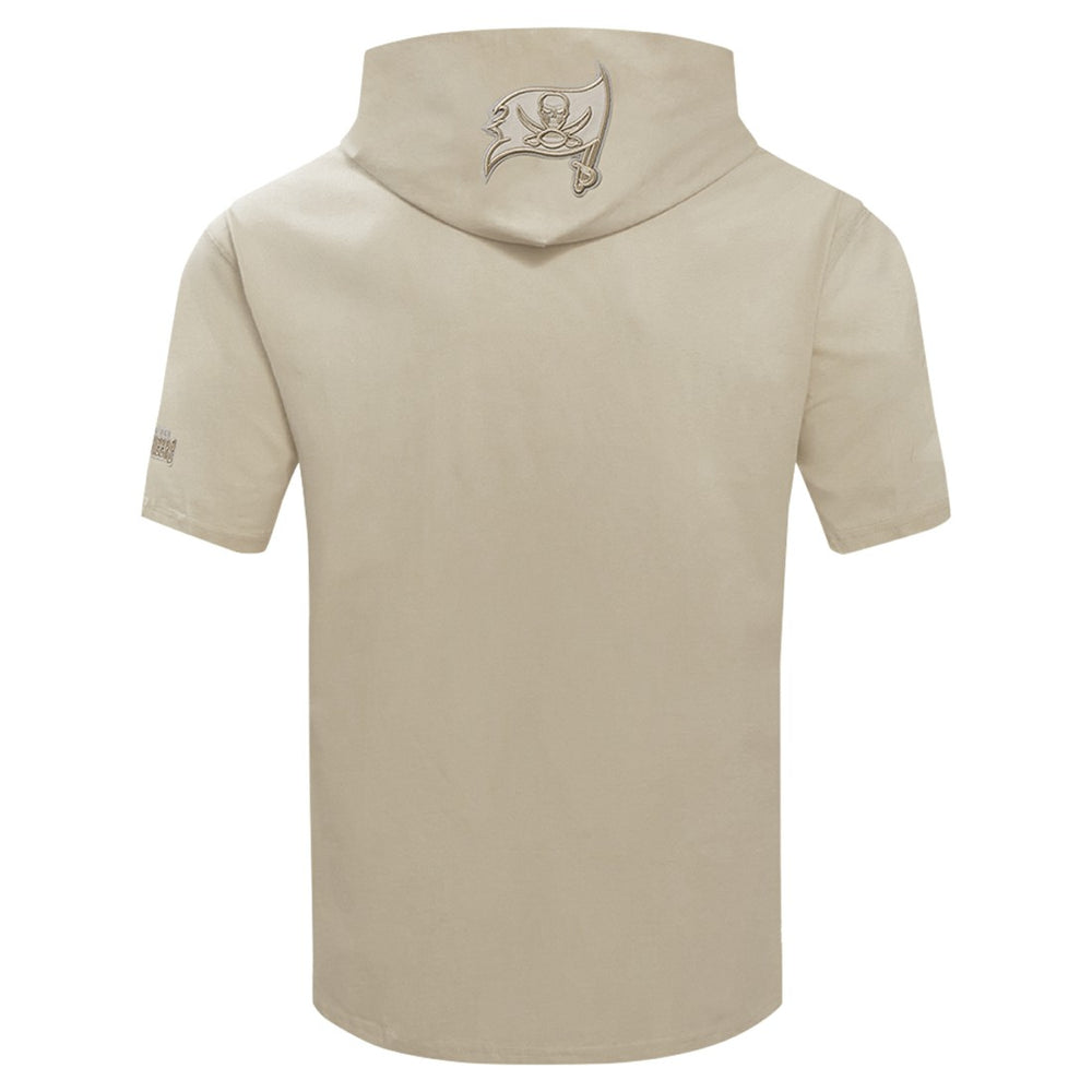 Pro Standard Neutrals Capsule Short Sleeve Pullover Hoodie - Tampa Bay Buccaneers Hoodies