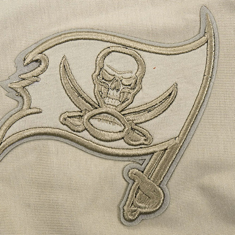 Pro Standard Neutrals Capsule Short Sleeve Pullover Hoodie - Tampa Bay Buccaneers Hoodies