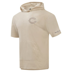 Pro Standard Neutrals Capsule Short Sleeve Pullover Hoodie - Chicago Bears Hoodies