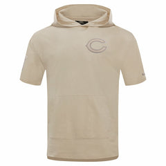 Pro Standard Neutrals Capsule Short Sleeve Pullover Hoodie - Chicago Bears Hoodies