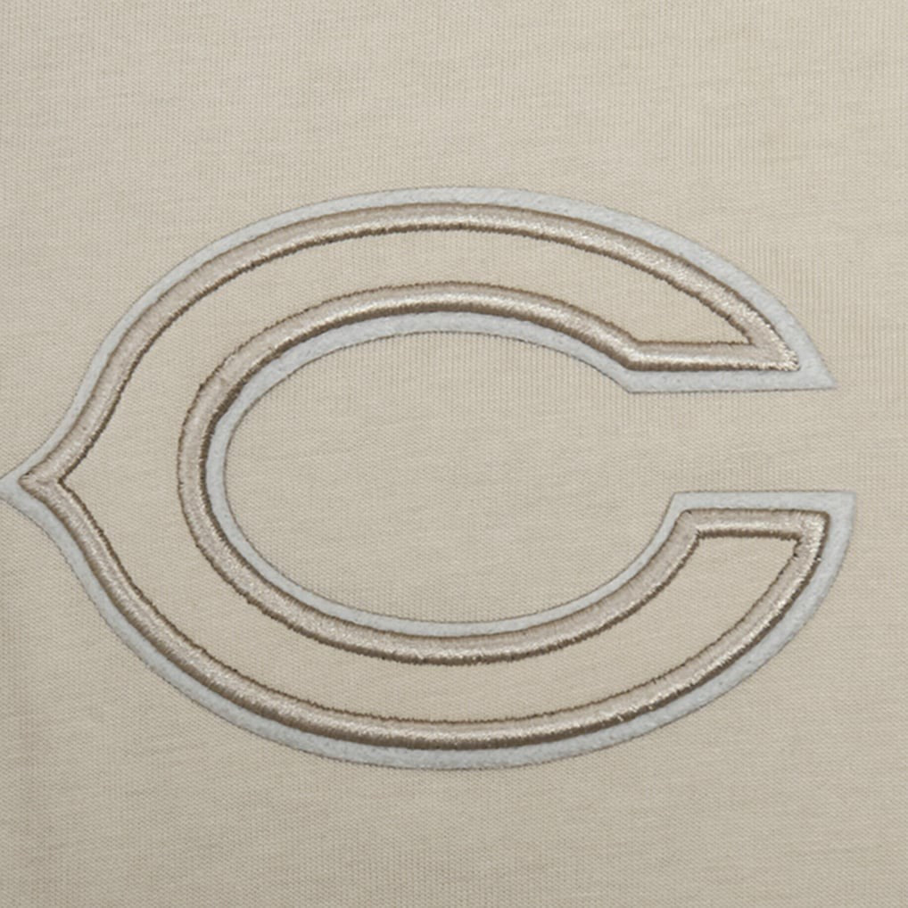 Pro Standard Neutrals Capsule Short Sleeve Pullover Hoodie - Chicago Bears Hoodies