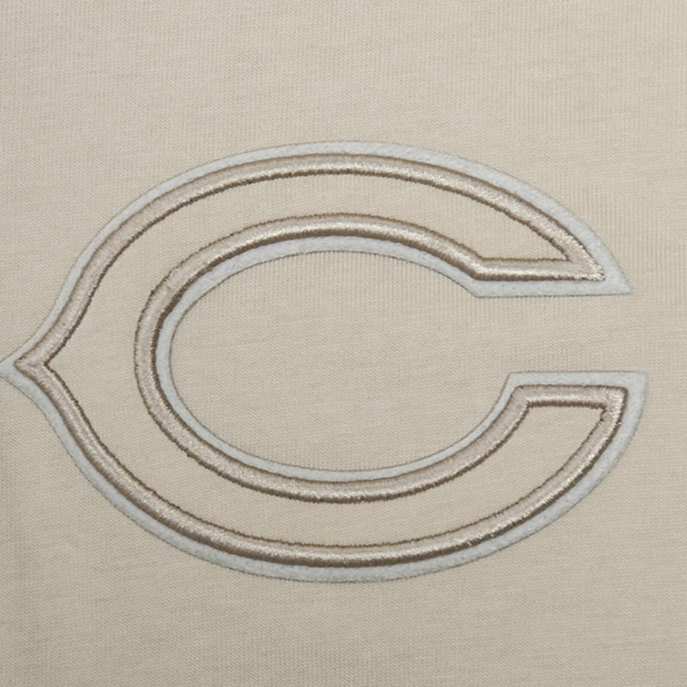 Pro Standard Neutrals Capsule Short Sleeve Pullover Hoodie - Chicago Bears Hoodies