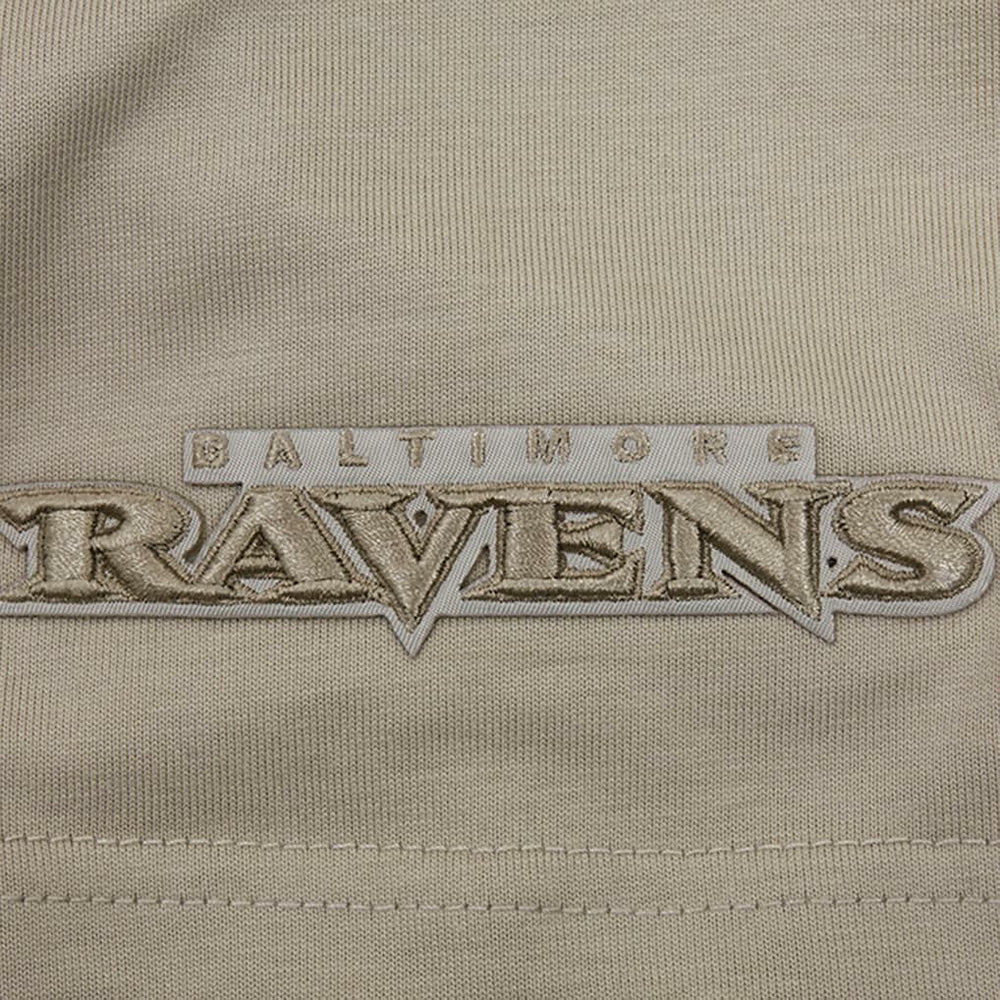 Pro Standard Neutrals Capsule Short Sleeve Pullover Hoodie - Baltimore Ravens Hoodies