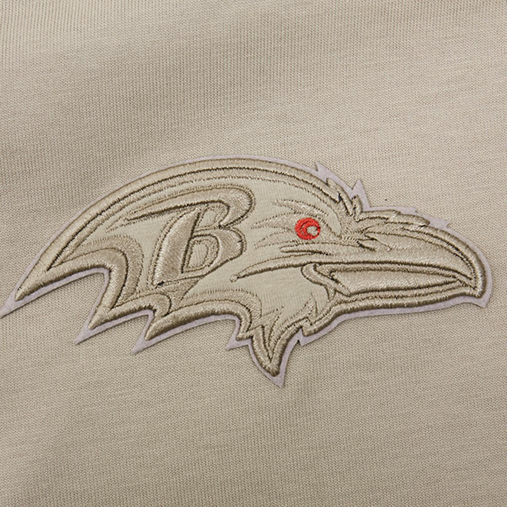 Pro Standard Neutrals Capsule Short Sleeve Pullover Hoodie - Baltimore Ravens Hoodies