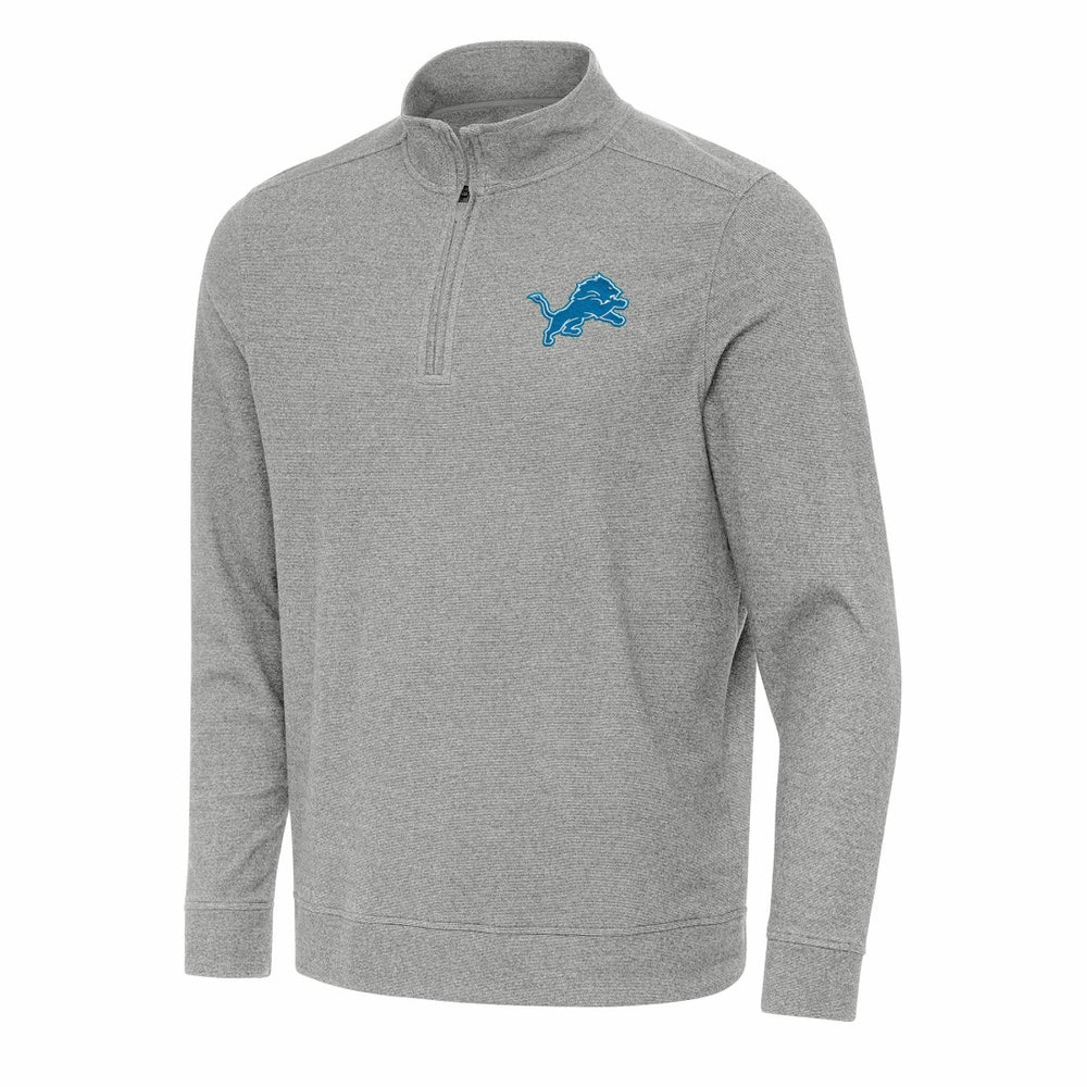 Antigua Subtle Quarter-Zip Top - Detroit Lions Tops