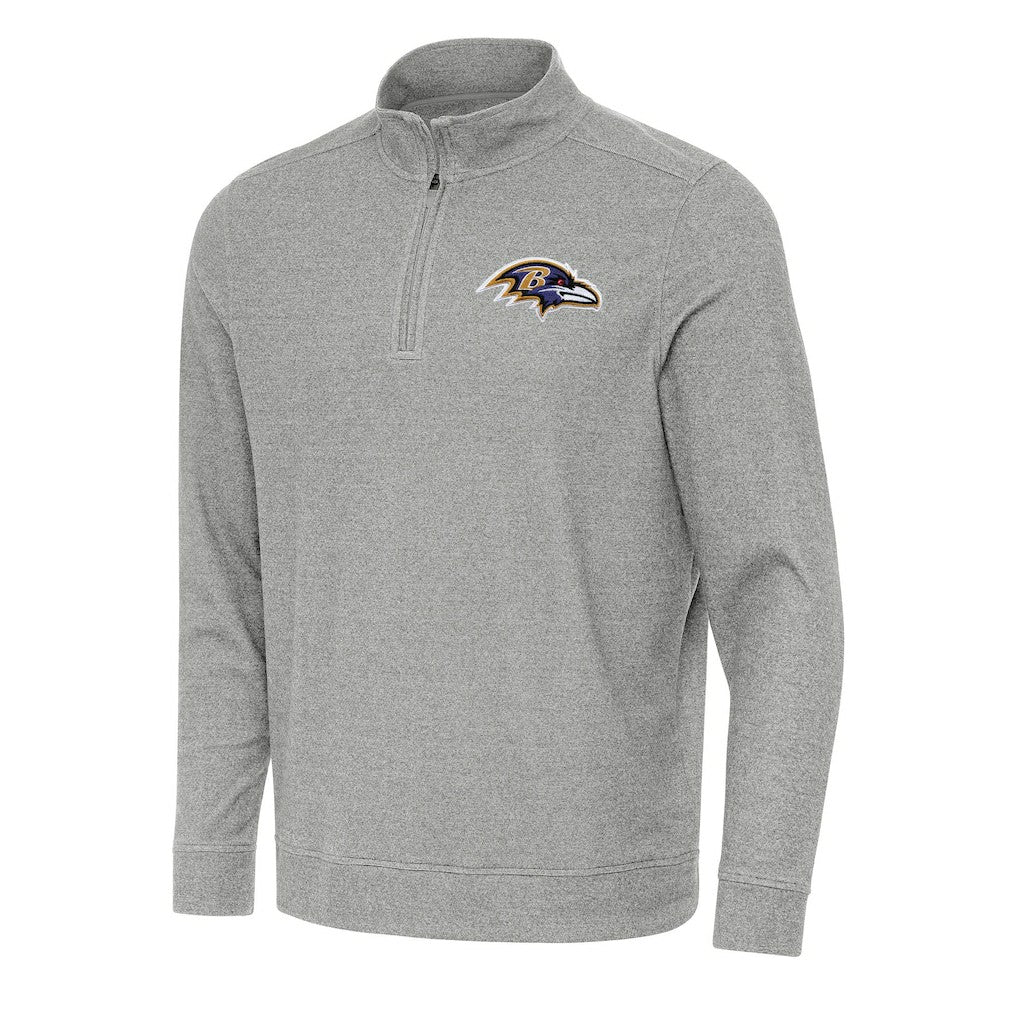 Antigua Subtle Quarter-Zip Top - Baltimore Ravens Tops