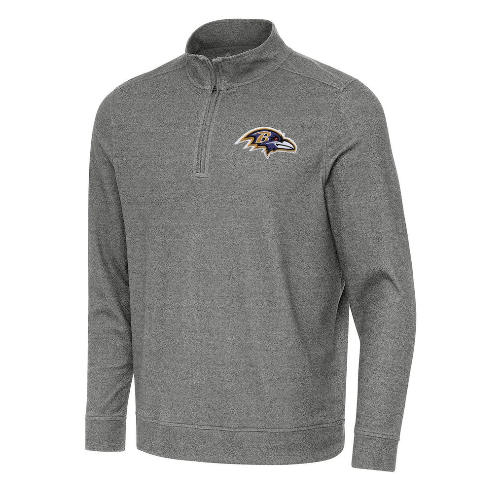 Antigua Subtle Quarter-Zip Top - Baltimore Ravens Tops