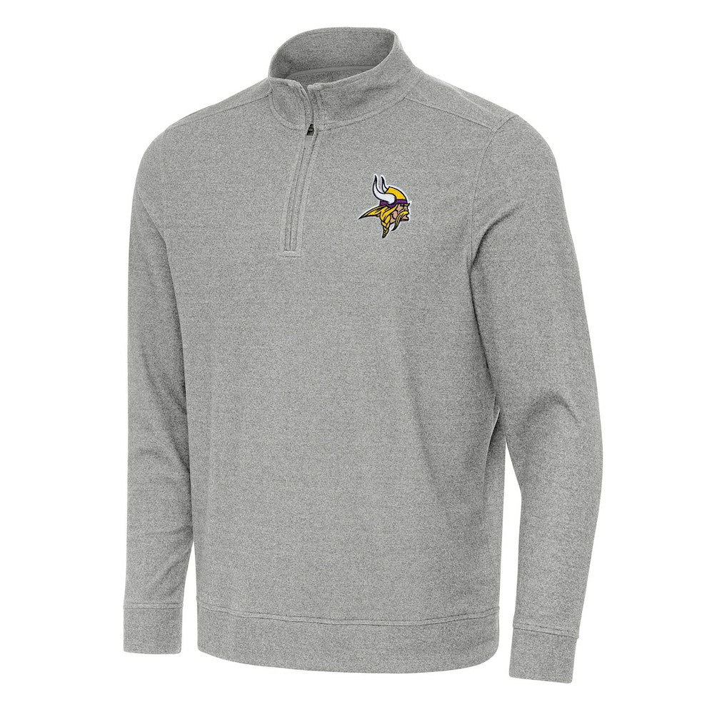 Antigua Subtle Quarter-Zip Top - Minnesota Vikings Tops
