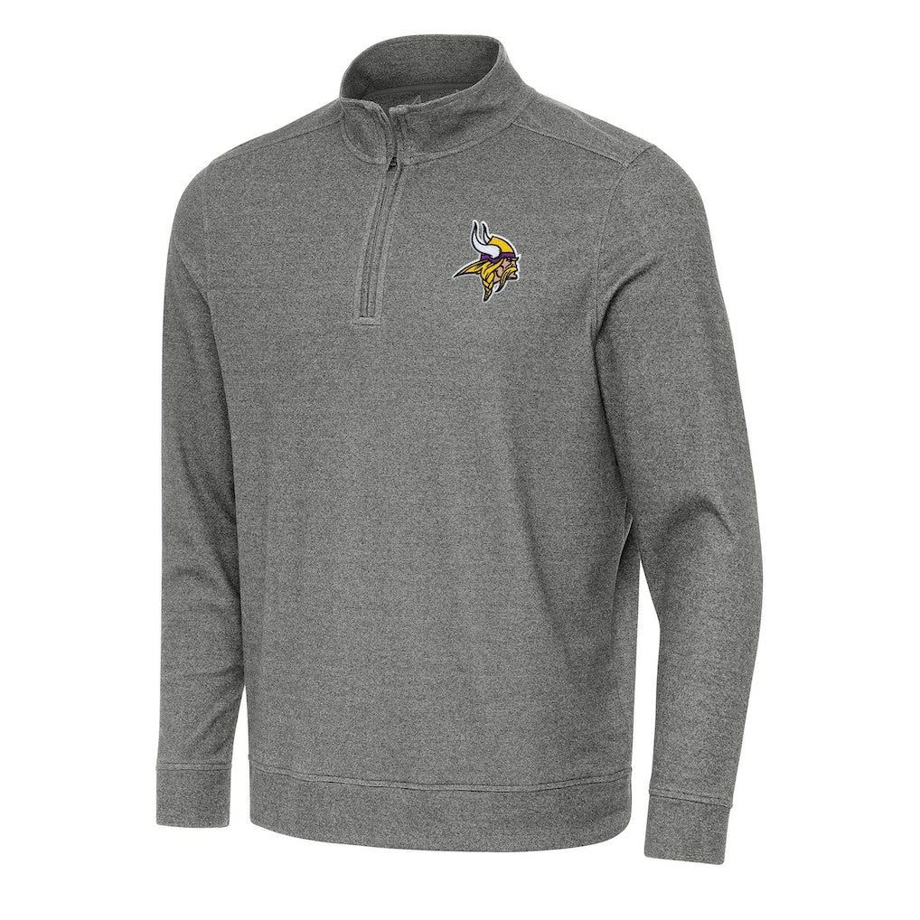 Antigua Subtle Quarter-Zip Top - Minnesota Vikings Tops